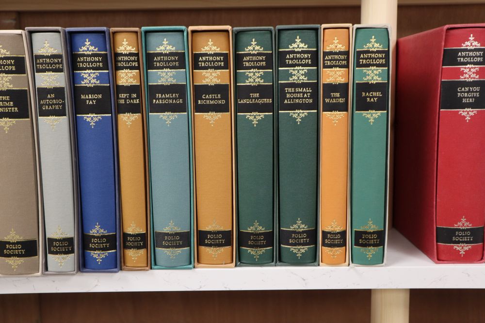 Folio Society - Trollope, Anthony, 49 vols, all in slip cases